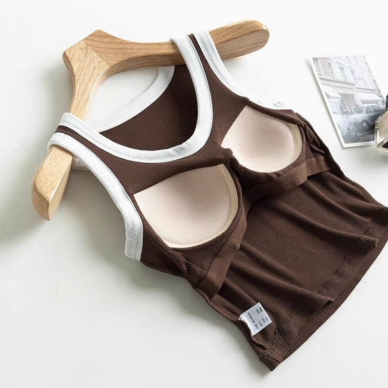 Edge Built-In Bra Crop Top